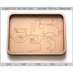 Animal Puzzle Laser Cut File