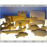 Animal Puzzle Laser Cut File