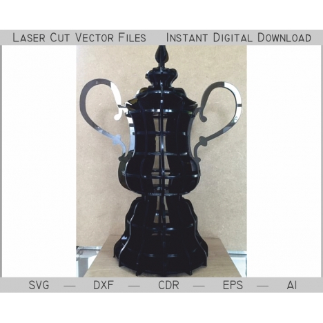Trophy Cup Laser Cut File