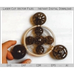 Laser Cut Gear Mechanism File