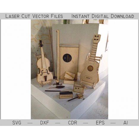 Violin Laser Cut File