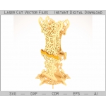 Ornate Throne Chair Laser Cut File