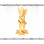 Ornate Throne Chair Laser Cut File