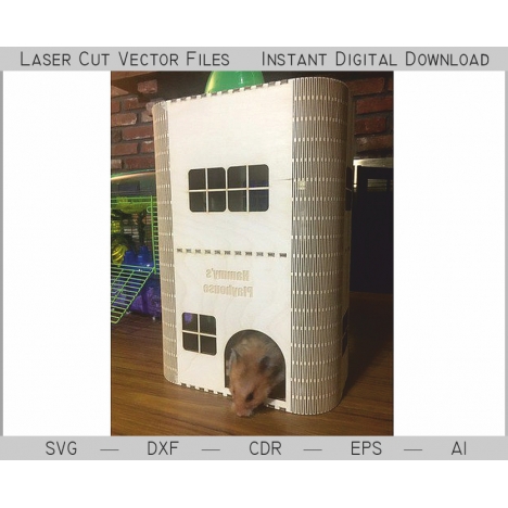 Rodent House Laser Cut File