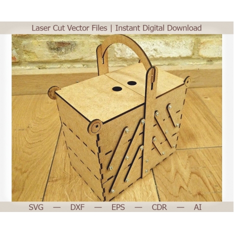 Portable Box Laser Cut File