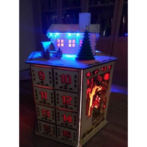 Laser Cut Advent Calendar