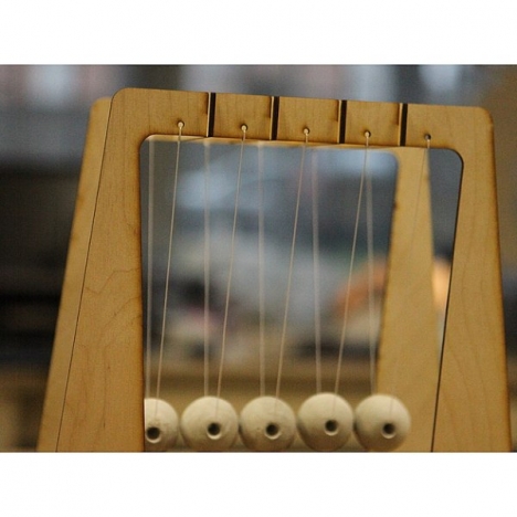 Newton's Cradle Laser Cut File