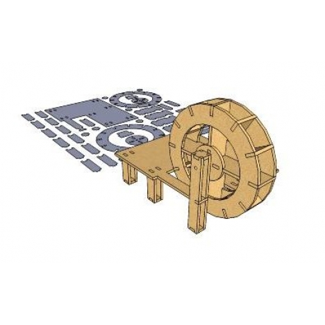Water Mill Laser Cut File