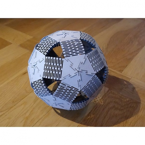 Geometric Ball Laser Cut File