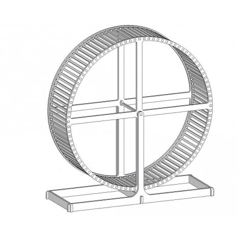 Hamster Wheel Laser Cut File