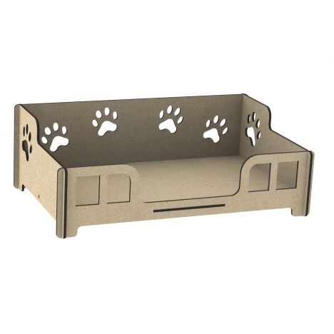 Dog Bed Laser Cut File