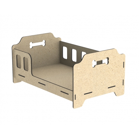 Dog Bed Laser Cut File