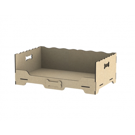 Dog Bed Laser Cut File
