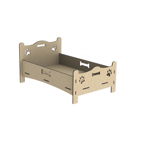 Dog Bed Laser Cut File