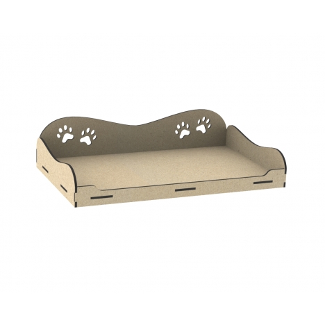 Laser Cut Dog Bed File