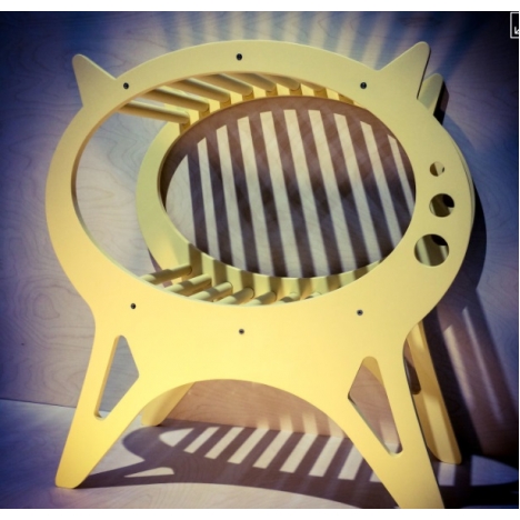 Cat Lounger Laser Cut File