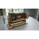 Round Lottery Drum Laser Cut File