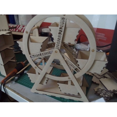 Ferris Wheel Laser Cut File