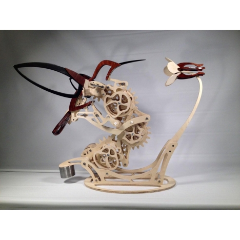 Mechanical Hummingbird Laser Cut File