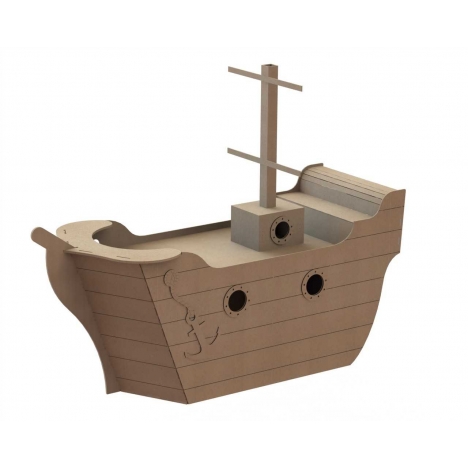 Steamboat Laser Cut File