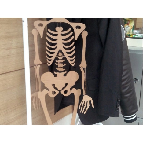 Human Skeleton Laser Cut File