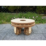 Wheel Stool Laser Cut File