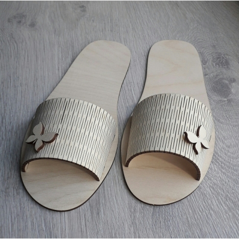 Laser Cut Slide Sandals File