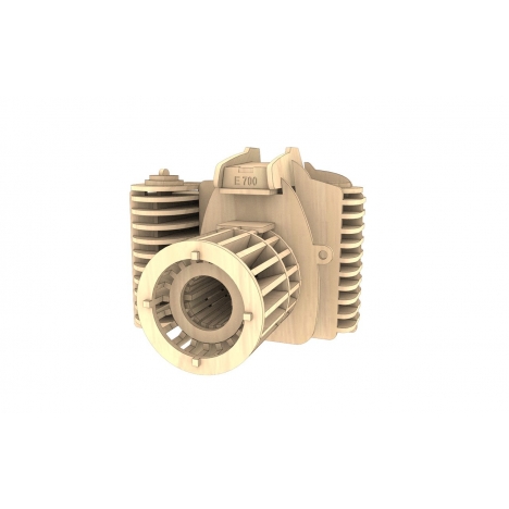 Laser Cut Camera 3D Model File