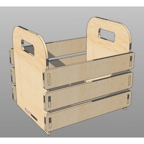Laser Cut Storage Box File