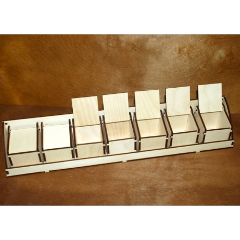 Laser Cut Small Items Box Organizer
