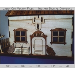 3D House Laser Cut File