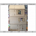 Laser Cut Dollhouse Vector File