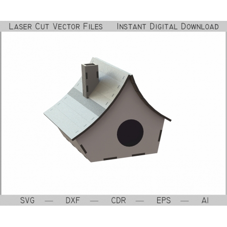 Laser Cut Birdhouse File
