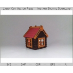 Little House Laser Cut File