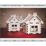Little House Laser Cut File
