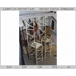 Doll Throne Chair Laser Cut File