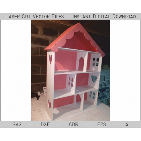 Laser Cut Dollhouse File