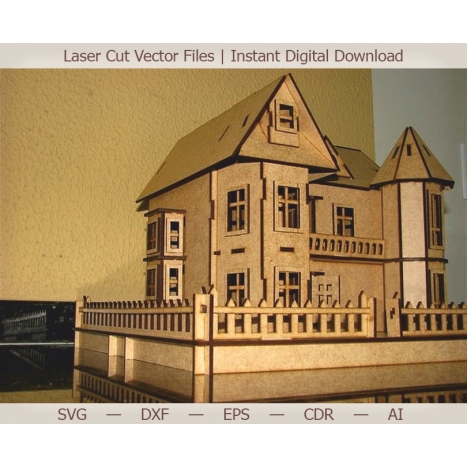 Dollhouse Laser Cut File