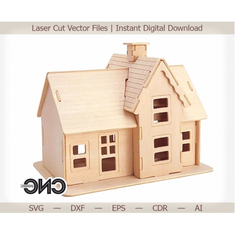Laser Cut Dollhouse File