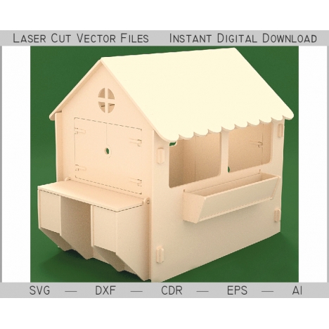 House Playhouse Laser Cut File