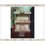 Victorian Dollhouse Laser Cut File