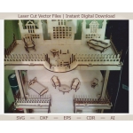 Victorian Dollhouse Laser Cut File