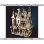 Victorian Dollhouse Laser Cut File
