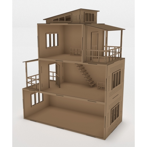Laser Cut Dollhouse File