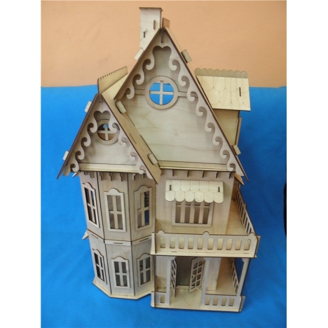 Gothic Dollhouse Laser Cut File