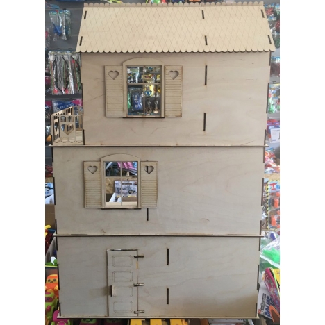 House Shelf Laser Cut File