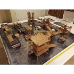 Table Fortress — макет для лазерной резки настольного террейна