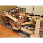 Table Fortress — макет для лазерной резки настольного террейна