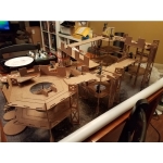 Table Fortress — макет для лазерной резки настольного террейна