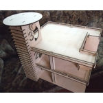 Laser Cut Parking Garage with Lift File